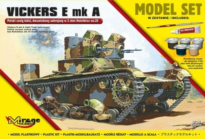 Polish Light Tank Plastic Model Kit