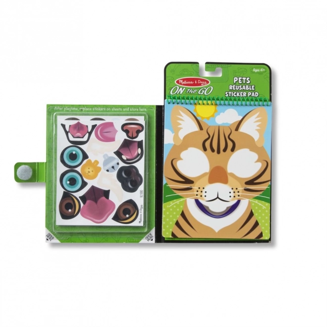 Reusable Animal Sticker Set