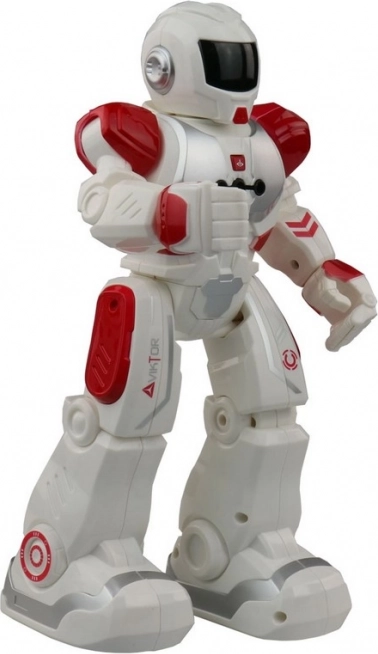 Interaktiver Roboter Viktor 27 cm, 21 Funktionen, Rot