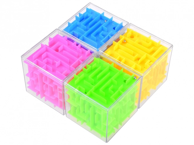 Rotating Maze Skill Game Cube