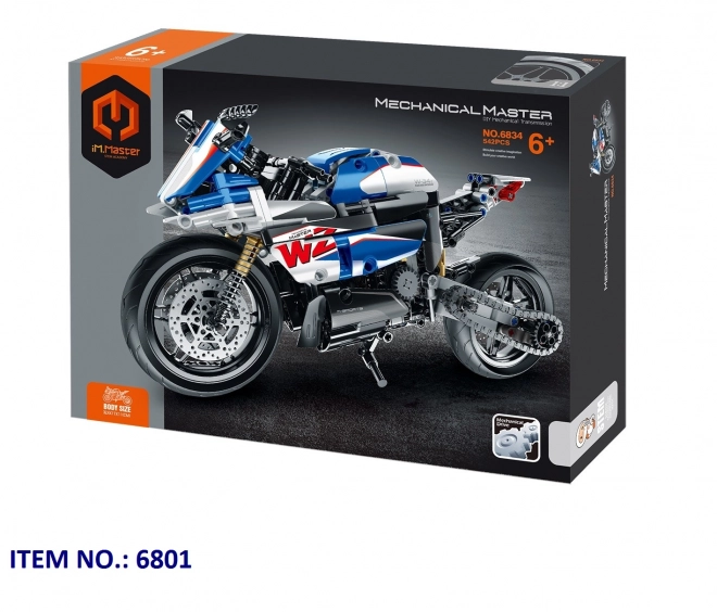 IM Master Blue Motorcycle Building Set