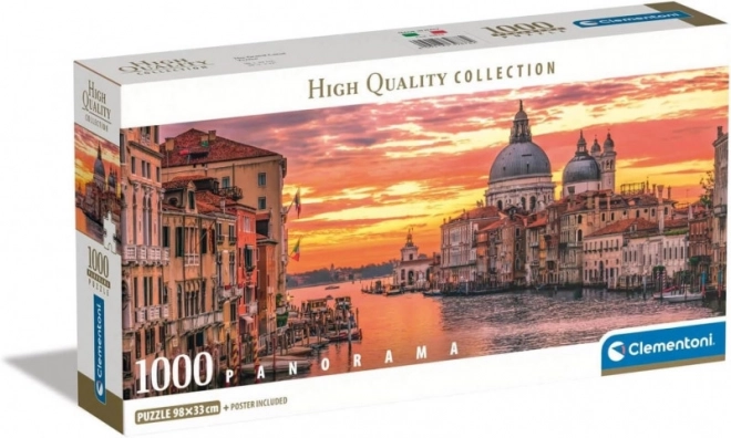 Puzzle 1000 Pezzi Compatto Panorama Canal Grande Venezia