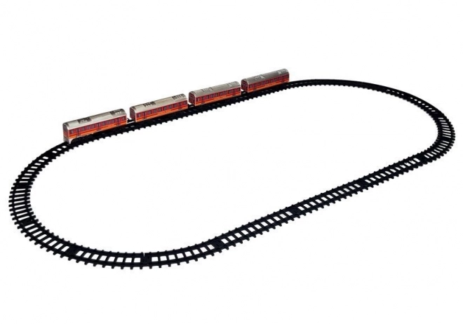 Battery Operated Train Set with Tracks - 33 Pieces