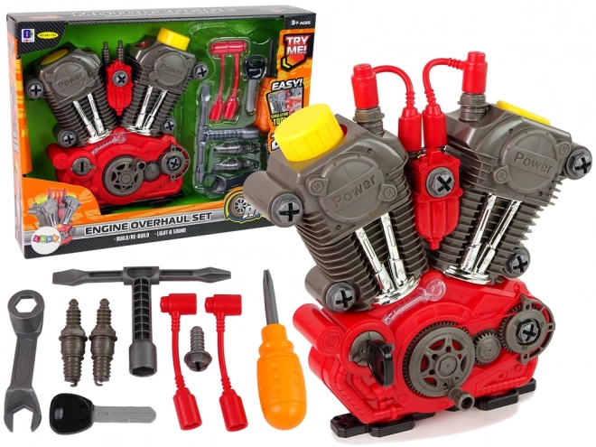 Toy Engine Set for Young Mechanics