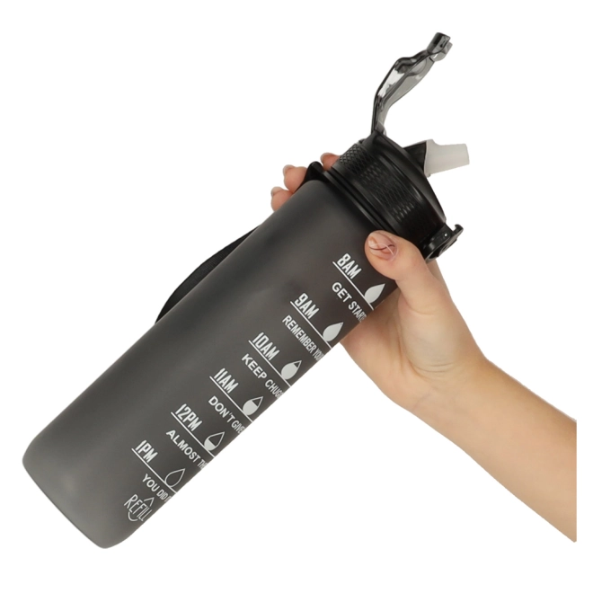Comfortabel drinktuitje met rietje en flipdeksel