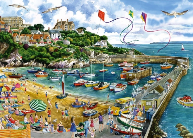 Falcon Puzzle Newquay Harbor 1000 Pieces