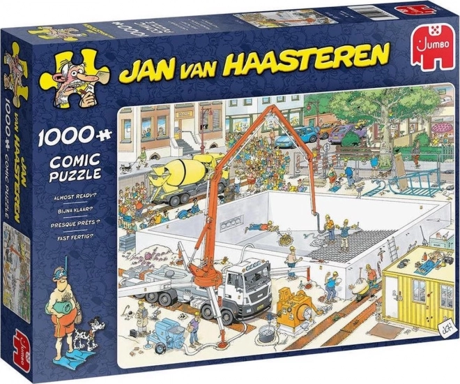 Jumbo Puzzle Jan van Haasteren Almost Done 1000 Pieces