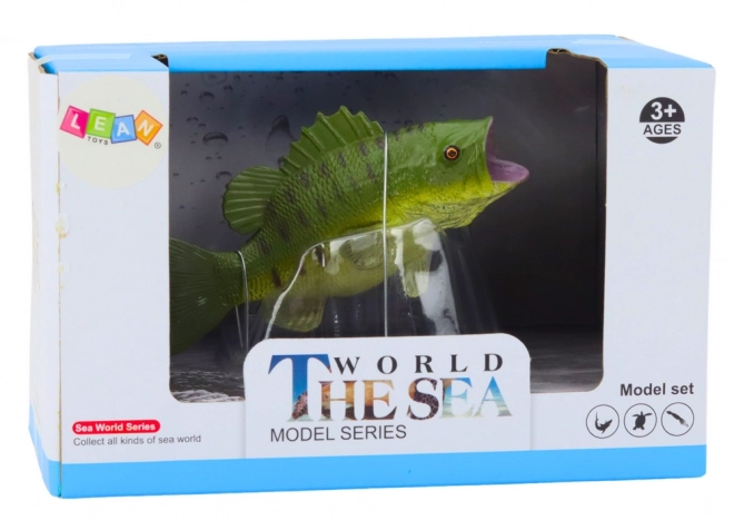 Green Perch Fish Figurine