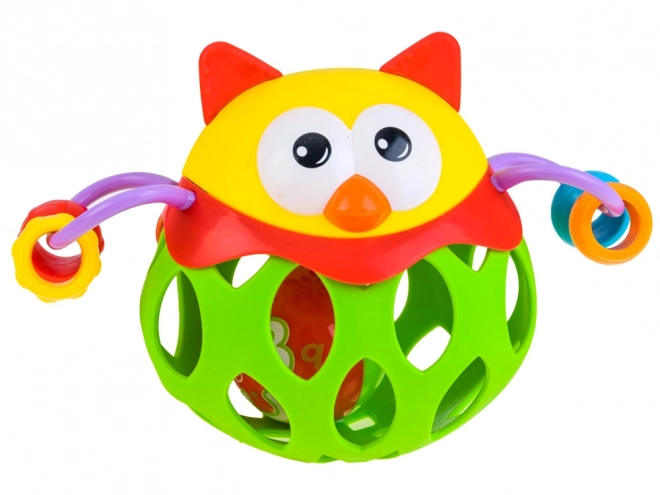 Soft Owl Baby Teether Rattle – owl