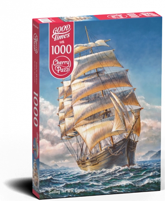 Cherry Pazzi Puzzle Sailing Ship WR Grace 1000 Pieces