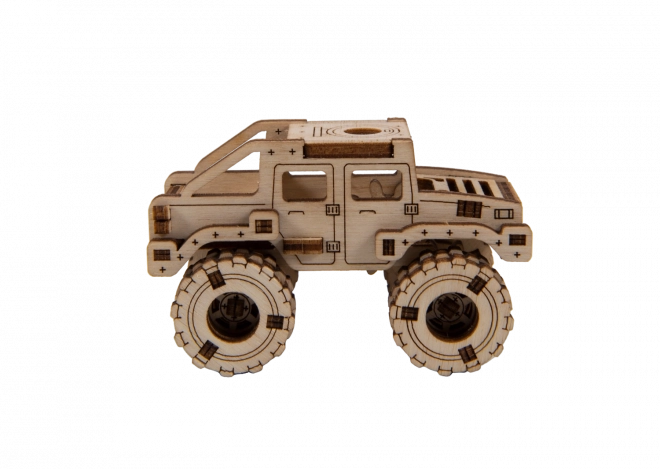 Wooden 3D Monster Truck Puzzle