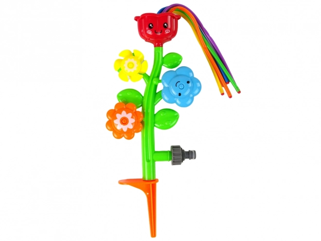 Garden Fountain Spinning Flower Sprinkler for Kids