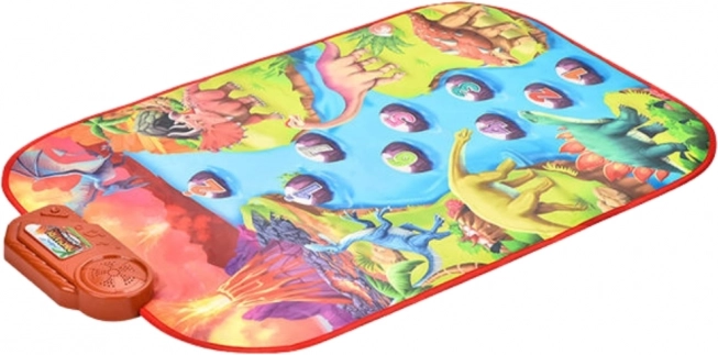 Grande tappeto musicale interattivo Dino per bambini di Woopie