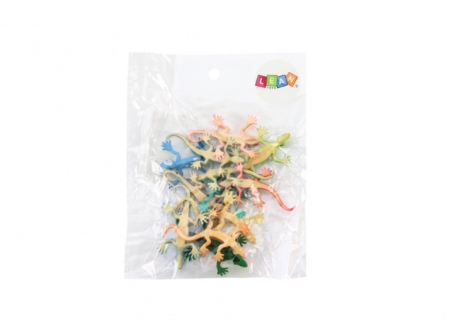 Colorful Lizard Figures Set