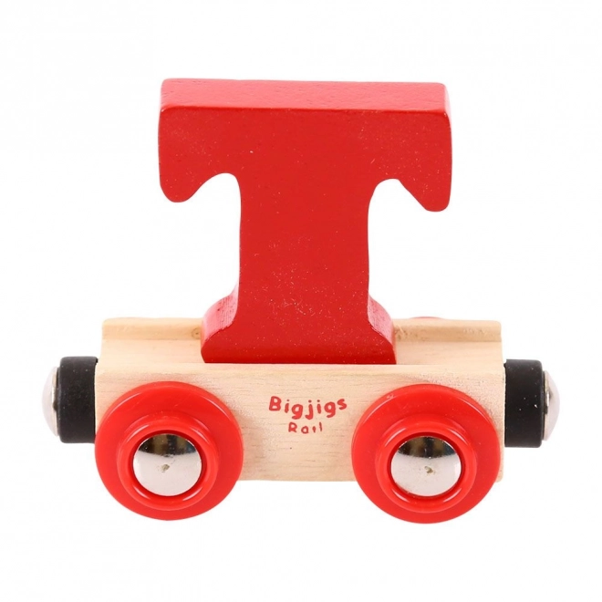 Wooden Train Wagon T Shape