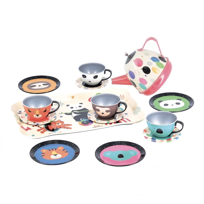 Vilac Tea Set With Sound And Animals