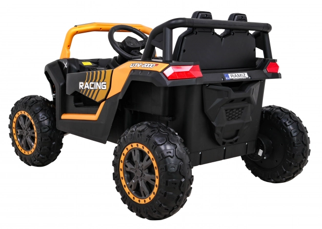 Buggy UTV 2000M samochód wyścigowy z baterią + dźwięki MP3, światła + pilot + start wolny – Złoty