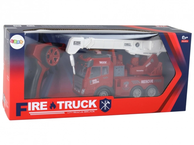 Remote Control Fire Truck with Crane