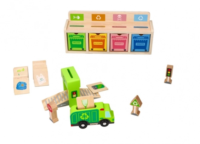 Wooden Recycling Sorting Puzzle