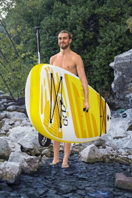 Yellow Hydro-Force Paddle Board