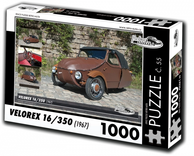 Retro Cars Velorex 1000 Piece Jigsaw Puzzle