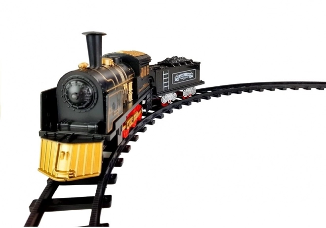 Classic Train Set with Locomotive and Wagon