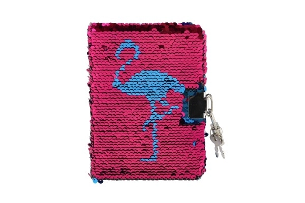 Sequin Secret Notebook with Lock