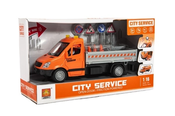 Road Maintenance Vehicle Toy with Lights and Sound