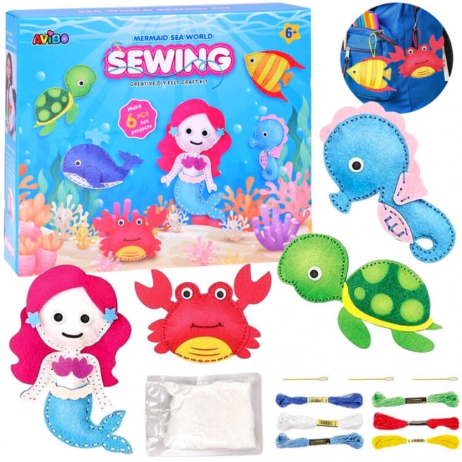 Creative DIY Felt Sea Animals Kit