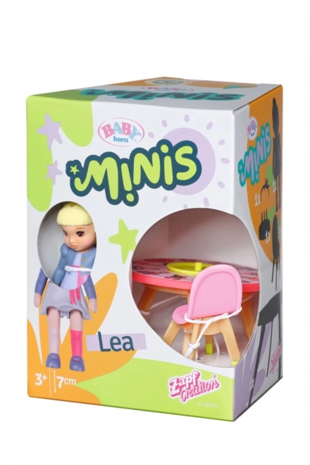 Baby Born Minis Birthday Set with Table, Chairs and Doll