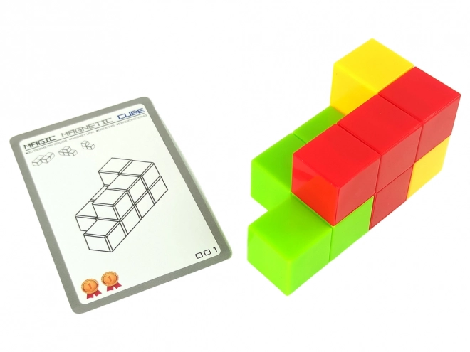 Magnetic Puzzle Cube with Cards