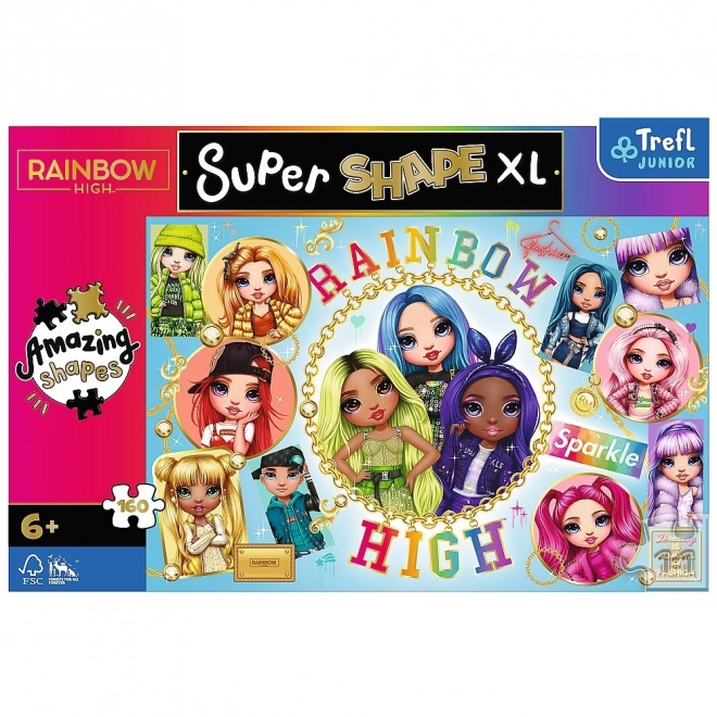 Trefl Puzzle Super Shape XL Rainbow High