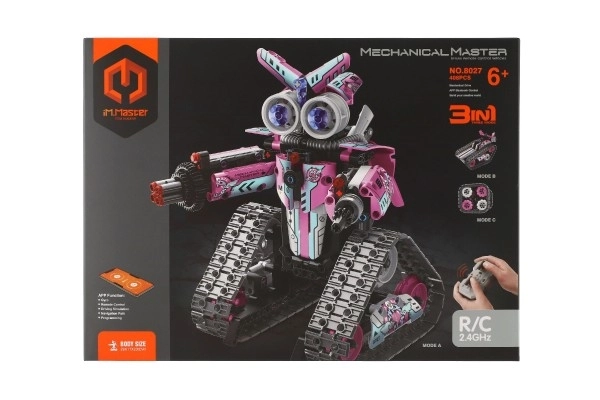 Foldable RC Robot with Lights and Sound – Pink