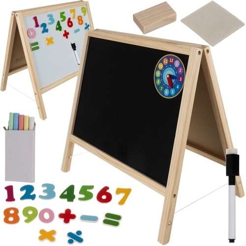 Playtive double-sided chalkboard and whiteboard for kids 4-in-1