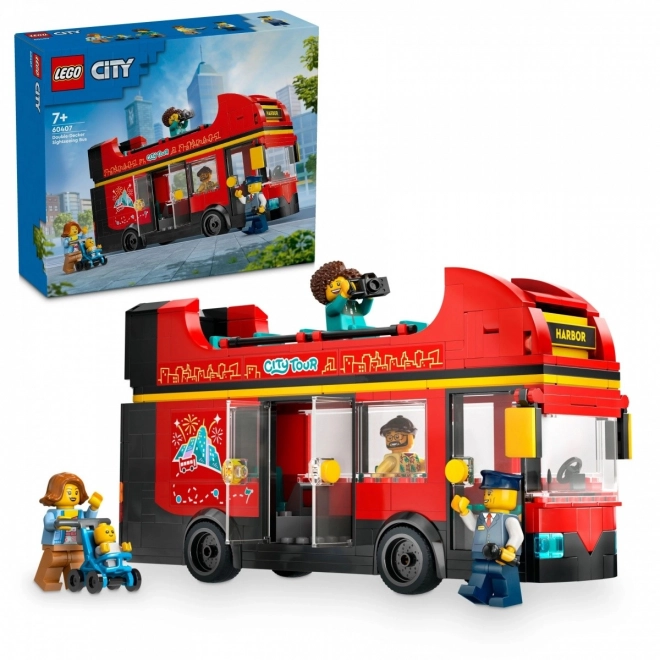 Red Double-decker Bus Building Set