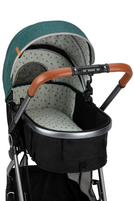 Versatile Green Baby Stroller 2-in-1 MoMi LIMURU