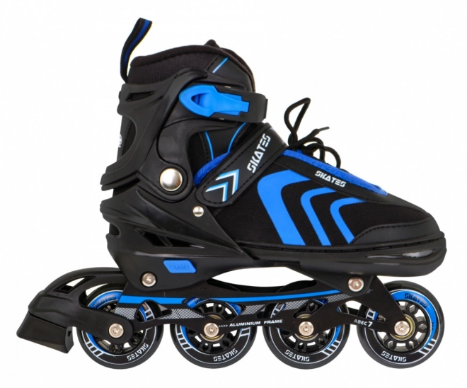 4-in-1 Skates Rollerblades Ice Skates for Kids Size 34-38 Blue