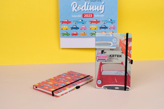 Krtek and Car Lined Notebook