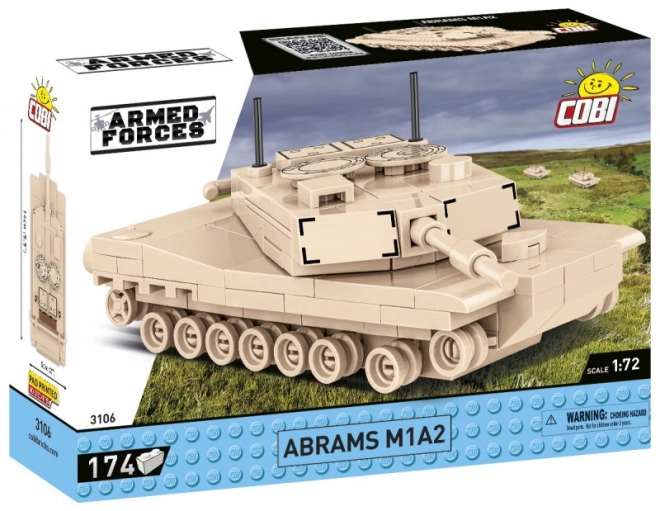 Construction Block Toy Abrams Tank