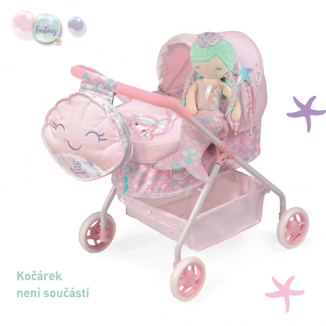 Plush Doll Ocean Fantasy with Cradle