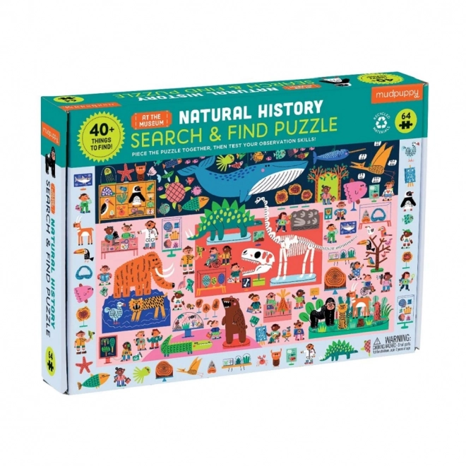 Mudpuppy Nature Museum Puzzle Search and Find