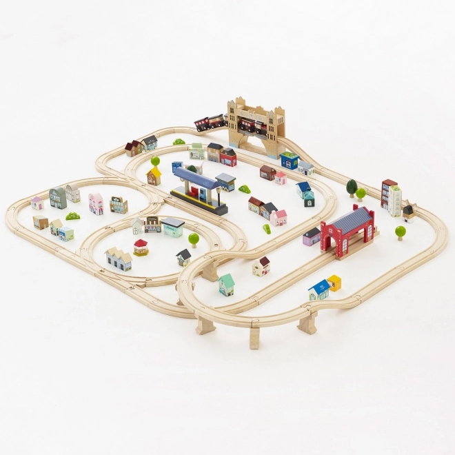 Le Toy Van City Wooden Train Set