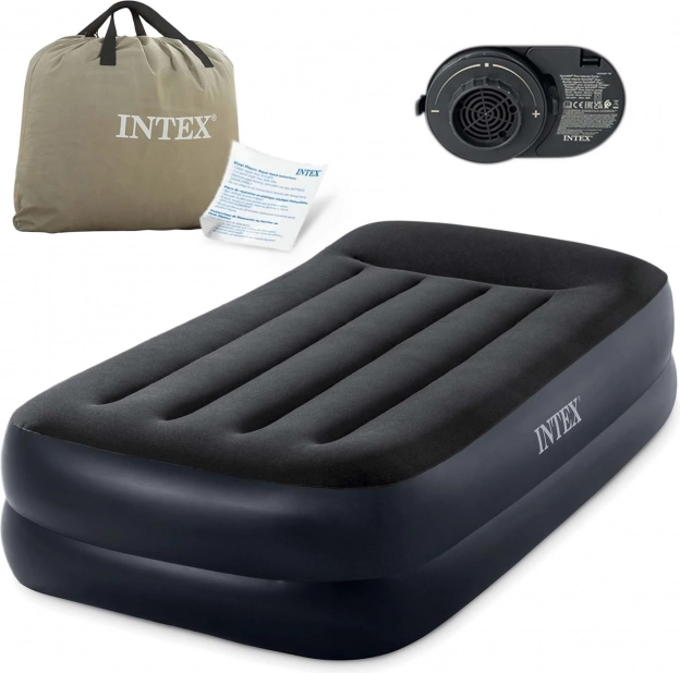 matelas gonflable 191 × 99 × 42 cm avec pompe électrique intégrée Intex