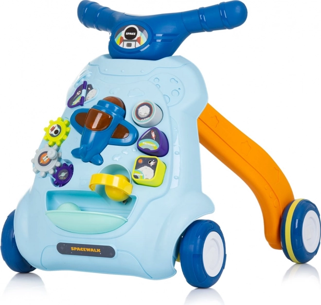 Interactive Toddler Walker Plane Blue