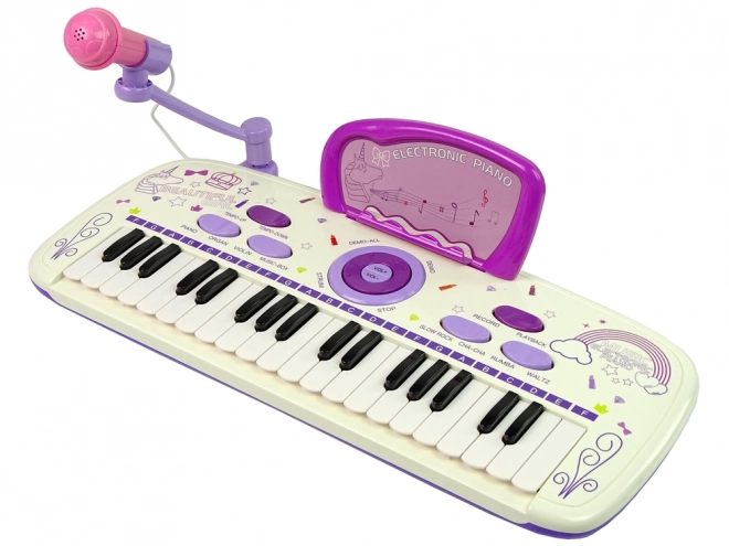 Pink Electric Keyboard for Kids