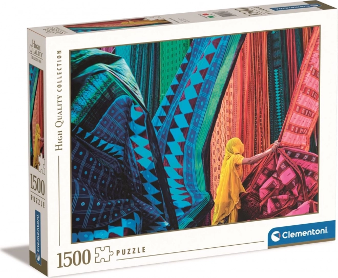 Clementoni Puzzle Flowing Fabrics 1500 Pieces