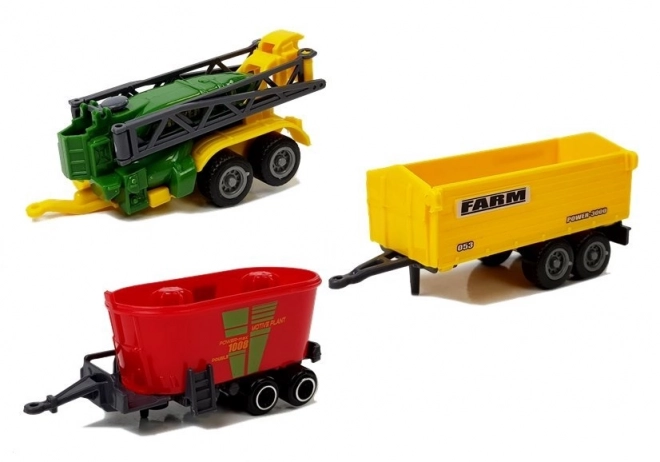 Farm Vehicles Set with Animal Figures