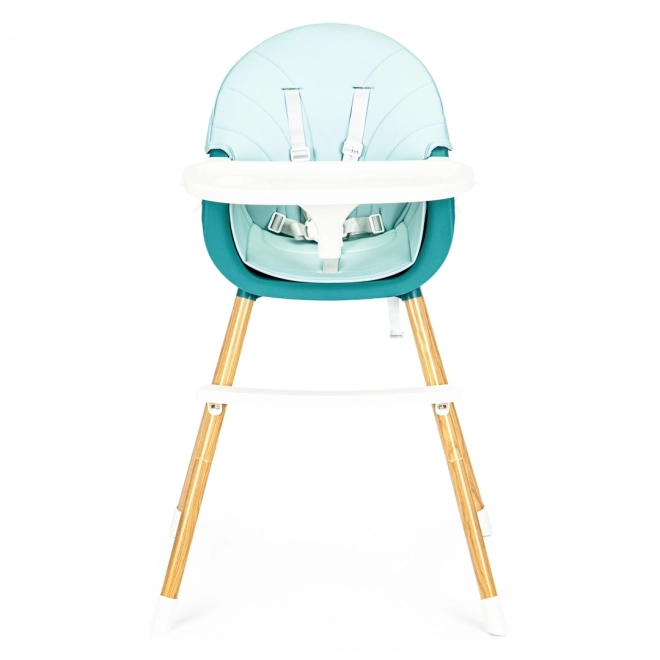 Ecotoys 2-in-1 Blue High Chair