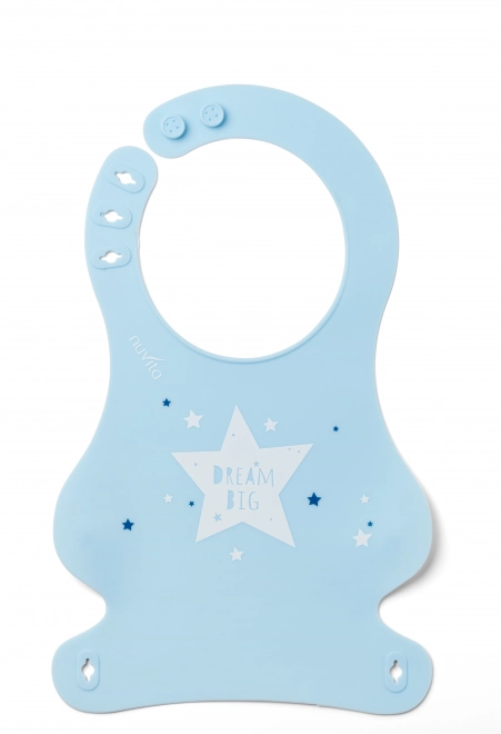 Silicone Bib in Blue and Green