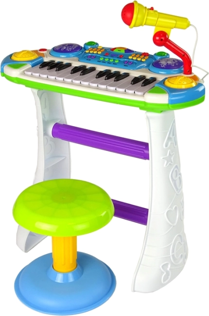 Complete set with stand and stool